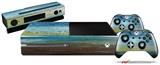 Landscape Abstract Beach - Holiday Bundle Decal Style Skin fits XBOX One Console Original, Kinect and 2 Controllers (XBOX SYSTEM NOT INCLUDED)