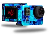 Blue Star Checkers - Decal Style Skin fits GoPro Hero 4 Silver Camera (GOPRO SOLD SEPARATELY)