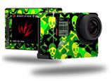 Skull Camouflage - Decal Style Skin fits GoPro Hero 4 Silver Camera (GOPRO SOLD SEPARATELY)