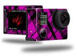 Pink Plaid - Decal Style Skin fits GoPro Hero 4 Silver Camera (GOPRO SOLD SEPARATELY)