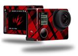 Red Plaid - Decal Style Skin fits GoPro Hero 4 Silver Camera (GOPRO SOLD SEPARATELY)