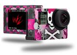 Princess Skull Heart - Decal Style Skin fits GoPro Hero 4 Silver Camera (GOPRO SOLD SEPARATELY)
