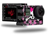 Pink Bow Skull - Decal Style Skin fits GoPro Hero 4 Silver Camera (GOPRO SOLD SEPARATELY)