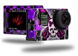 Butterfly Skull - Decal Style Skin fits GoPro Hero 4 Silver Camera (GOPRO SOLD SEPARATELY)