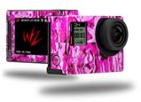 Pink Plaid Graffiti - Decal Style Skin fits GoPro Hero 4 Silver Camera (GOPRO SOLD SEPARATELY)