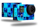 Blue Star Checkers - Decal Style Skin fits GoPro Hero 4 Black Camera (GOPRO SOLD SEPARATELY)
