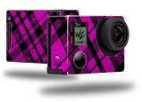 Pink Plaid - Decal Style Skin fits GoPro Hero 4 Black Camera (GOPRO SOLD SEPARATELY)