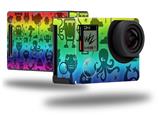 Cute Rainbow Monsters - Decal Style Skin fits GoPro Hero 4 Black Camera (GOPRO SOLD SEPARATELY)