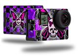 Butterfly Skull - Decal Style Skin fits GoPro Hero 4 Black Camera (GOPRO SOLD SEPARATELY)