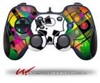 Rainbow Plaid Skull - Decal Style Skin fits Logitech F310 Gamepad Controller (CONTROLLER SOLD SEPARATELY)