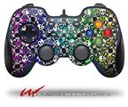 Splatter Girly Skull Rainbow - Decal Style Skin fits Logitech F310 Gamepad Controller (CONTROLLER SOLD SEPARATELY)