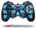 Abstract Floral Blue - Decal Style Skin fits Logitech F310 Gamepad Controller (CONTROLLER SOLD SEPARATELY)