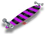 Deathrock Stripes Pink - Decal Style Vinyl Wrap Skin fits Longboard Skateboards up to 10"x42" (LONGBOARD NOT INCLUDED)