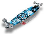 Graffiti Star Blue - Decal Style Vinyl Wrap Skin fits Longboard Skateboards up to 10"x42" (LONGBOARD NOT INCLUDED)