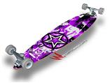 Graffiti Star Purple - Decal Style Vinyl Wrap Skin fits Longboard Skateboards up to 10"x42" (LONGBOARD NOT INCLUDED)
