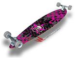 Star Skull Pink - Decal Style Vinyl Wrap Skin fits Longboard Skateboards up to 10"x42" (LONGBOARD NOT INCLUDED)