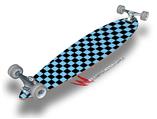 Checkers Blue - Decal Style Vinyl Wrap Skin fits Longboard Skateboards up to 10"x42" (LONGBOARD NOT INCLUDED)