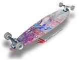 Pink Graffiti Splatter - Decal Style Vinyl Wrap Skin fits Longboard Skateboards up to 10"x42" (LONGBOARD NOT INCLUDED)