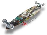 Rainbow Grunge Graffiti - Decal Style Vinyl Wrap Skin fits Longboard Skateboards up to 10"x42" (LONGBOARD NOT INCLUDED)