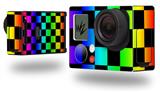 Rainbow Checkerboard - Decal Style Skin fits GoPro Hero 3+ Camera (GOPRO NOT INCLUDED)