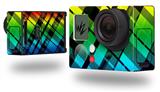 Rainbow Plaid - Decal Style Skin fits GoPro Hero 3+ Camera (GOPRO NOT INCLUDED)