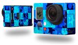 Blue Star Checkers - Decal Style Skin fits GoPro Hero 3+ Camera (GOPRO NOT INCLUDED)