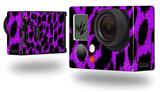 Purple Leopard - Decal Style Skin fits GoPro Hero 3+ Camera (GOPRO NOT INCLUDED)