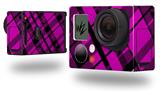 Pink Plaid - Decal Style Skin fits GoPro Hero 3+ Camera (GOPRO NOT INCLUDED)