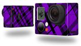 Purple Plaid - Decal Style Skin fits GoPro Hero 3+ Camera (GOPRO NOT INCLUDED)