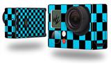Checkers Blue - Decal Style Skin fits GoPro Hero 3+ Camera (GOPRO NOT INCLUDED)