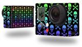 Skull and Crossbones Rainbow - Decal Style Skin fits GoPro Hero 3+ Camera (GOPRO NOT INCLUDED)
