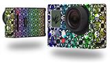 Splatter Girly Skull Rainbow - Decal Style Skin fits GoPro Hero 3+ Camera (GOPRO NOT INCLUDED)