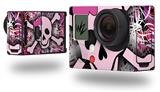 Pink Skull - Decal Style Skin fits GoPro Hero 3+ Camera (GOPRO NOT INCLUDED)