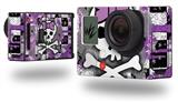 Princess Skull Purple - Decal Style Skin fits GoPro Hero 3+ Camera (GOPRO NOT INCLUDED)