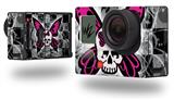 Skull Butterfly - Decal Style Skin fits GoPro Hero 3+ Camera (GOPRO NOT INCLUDED)