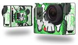 Cartoon Skull Green - Decal Style Skin fits GoPro Hero 3+ Camera (GOPRO NOT INCLUDED)