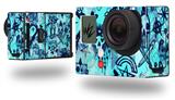 Scene Kid Sketches Blue - Decal Style Skin fits GoPro Hero 3+ Camera (GOPRO NOT INCLUDED)