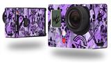 Scene Kid Sketches Purple - Decal Style Skin fits GoPro Hero 3+ Camera (GOPRO NOT INCLUDED)