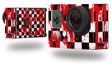 Checkerboard Splatter - Decal Style Skin fits GoPro Hero 3+ Camera (GOPRO NOT INCLUDED)