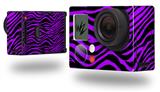 Purple Zebra - Decal Style Skin fits GoPro Hero 3+ Camera (GOPRO NOT INCLUDED)