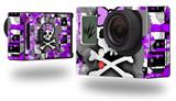 Purple Princess Skull - Decal Style Skin fits GoPro Hero 3+ Camera (GOPRO NOT INCLUDED)