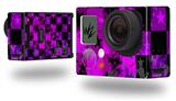 Purple Star Checkerboard - Decal Style Skin fits GoPro Hero 3+ Camera (GOPRO NOT INCLUDED)