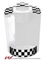 Decal Style Vinyl Skin compatible with Keurig K40 Elite Coffee Makers Checkers White (KEURIG NOT INCLUDED)