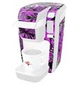 Decal Style Vinyl Skin compatible with Keurig K10 / K15 Mini Plus Coffee Makers Butterfly Graffiti (KEURIG NOT INCLUDED)