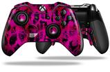 Pink Distressed Leopard - Decal Style Skin fits Microsoft XBOX One ELITE Wireless Controller