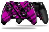 Pink Plaid - Decal Style Skin fits Microsoft XBOX One ELITE Wireless Controller