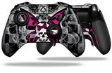 Skull Butterfly - Decal Style Skin fits Microsoft XBOX One ELITE Wireless Controller