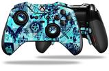 Scene Kid Sketches Blue - Decal Style Skin fits Microsoft XBOX One ELITE Wireless Controller
