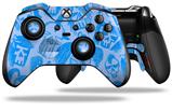 Skull Sketches Blue - Decal Style Skin fits Microsoft XBOX One ELITE Wireless Controller