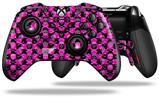 Skull and Crossbones Checkerboard - Decal Style Skin fits Microsoft XBOX One ELITE Wireless Controller